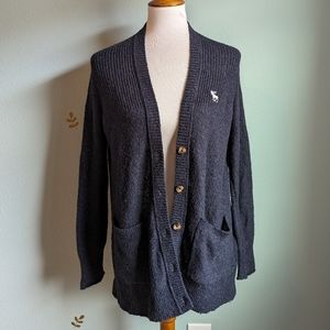 Abercrombie and Fitch Navy Cardigan